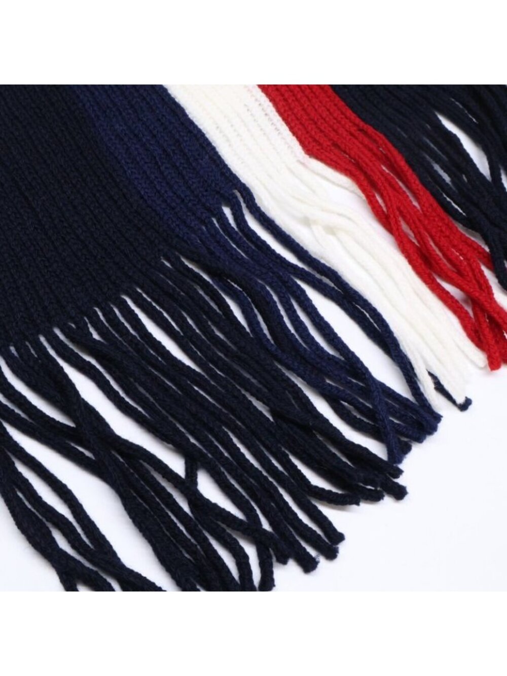 Moncler Sciarpa Wool Tricolor Scarf - Picture 9 of 9